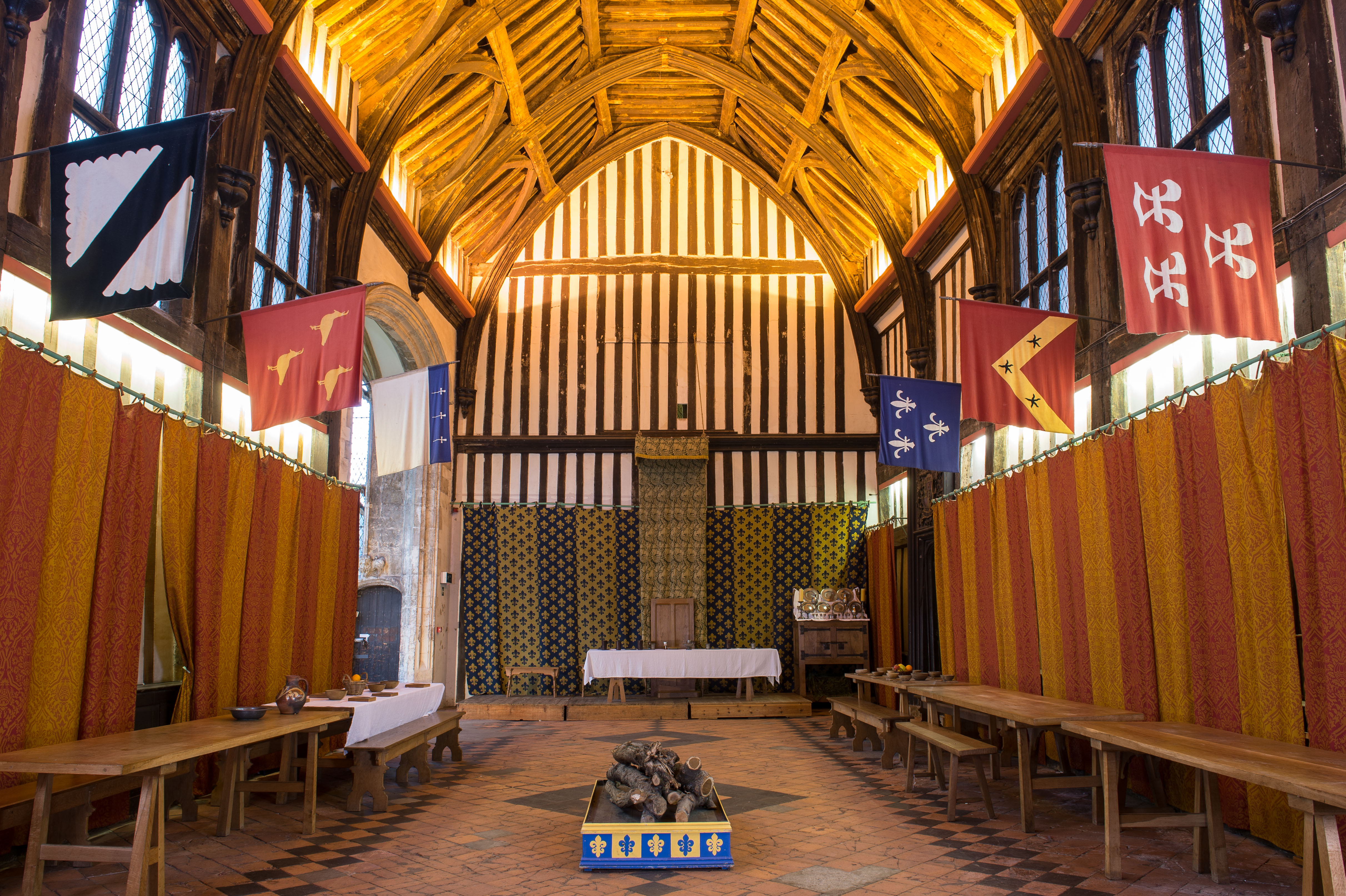 Inside Gainsborough Old Hall
